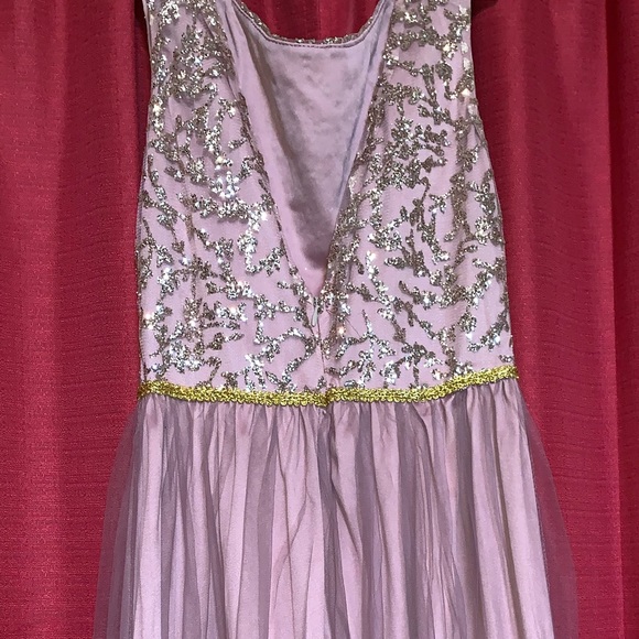 Beautiful sparkle pink and gold dress / costume - Picture 5 of 6
